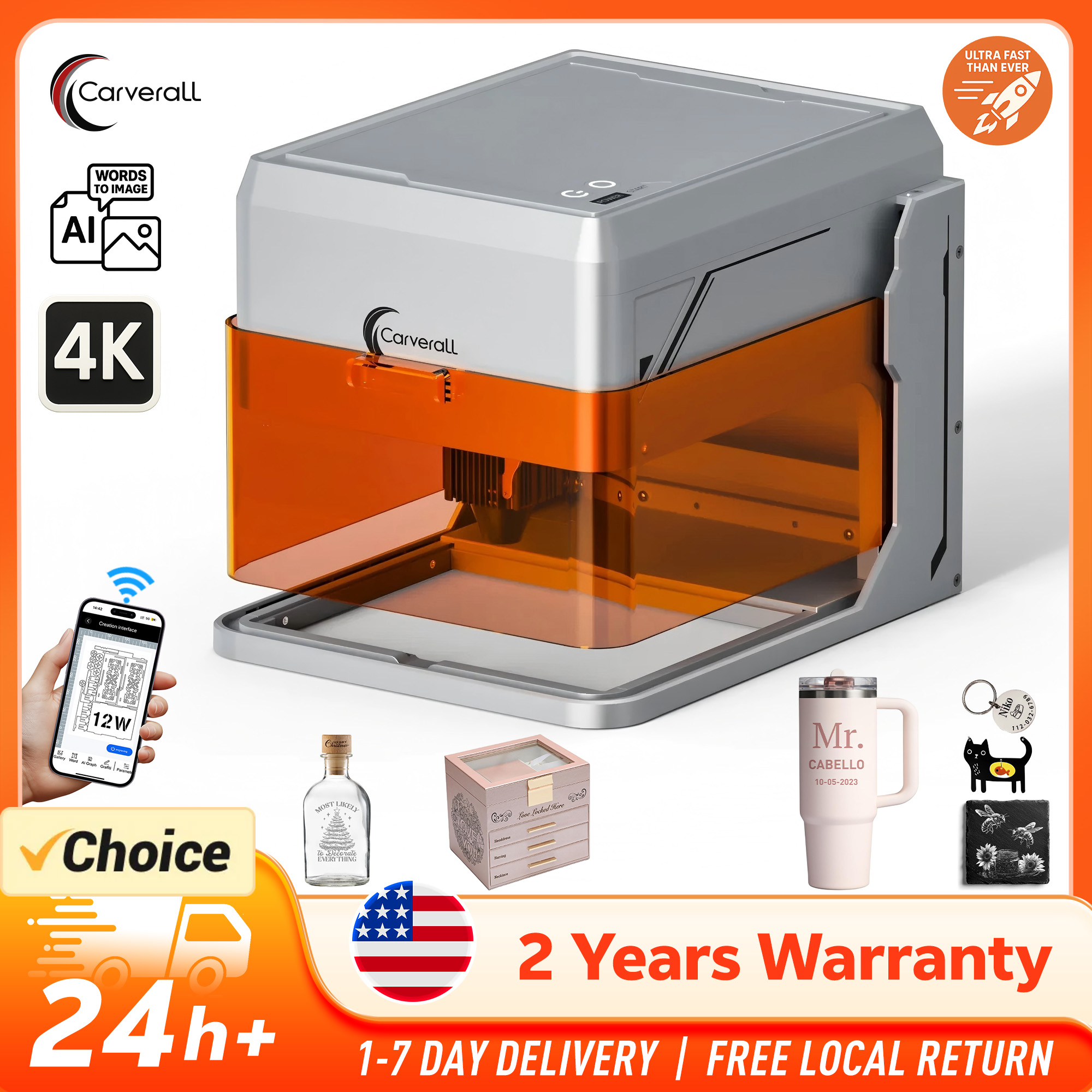 Fiber Laser Cutting Machine - Laser Engraver Machine Desktop WiFi USB