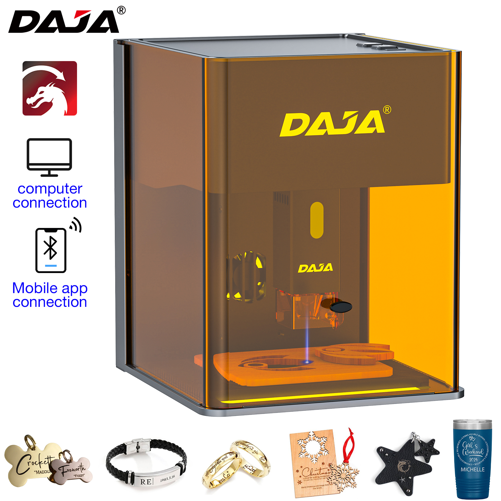 DAJA DJ6 Pro Mini Laser Engrav – Fiber Laser Cutting Machine recenzja i cena