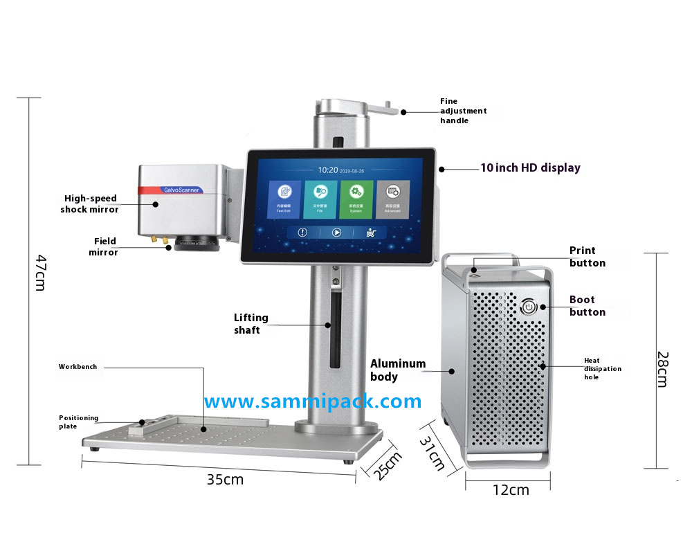 Upgraded Industrial Fiber Lase – Industrial Laser Engraver Price recenzja i cena