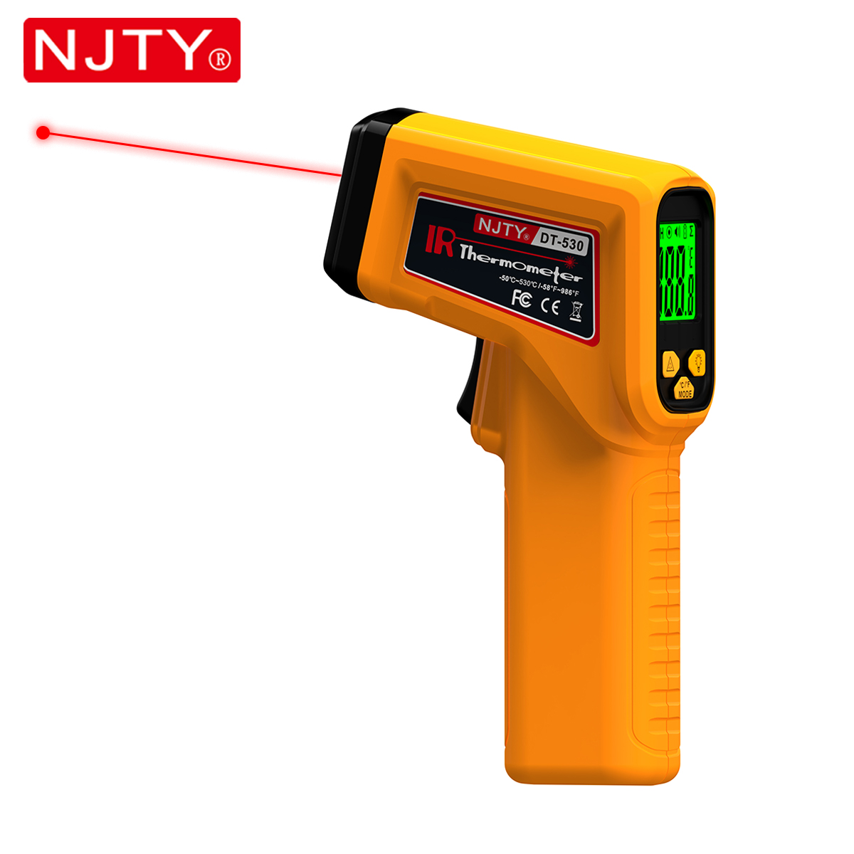 NJTY Infrared Thermometer Lase – Industrial Laser Blaster recenzja i cena