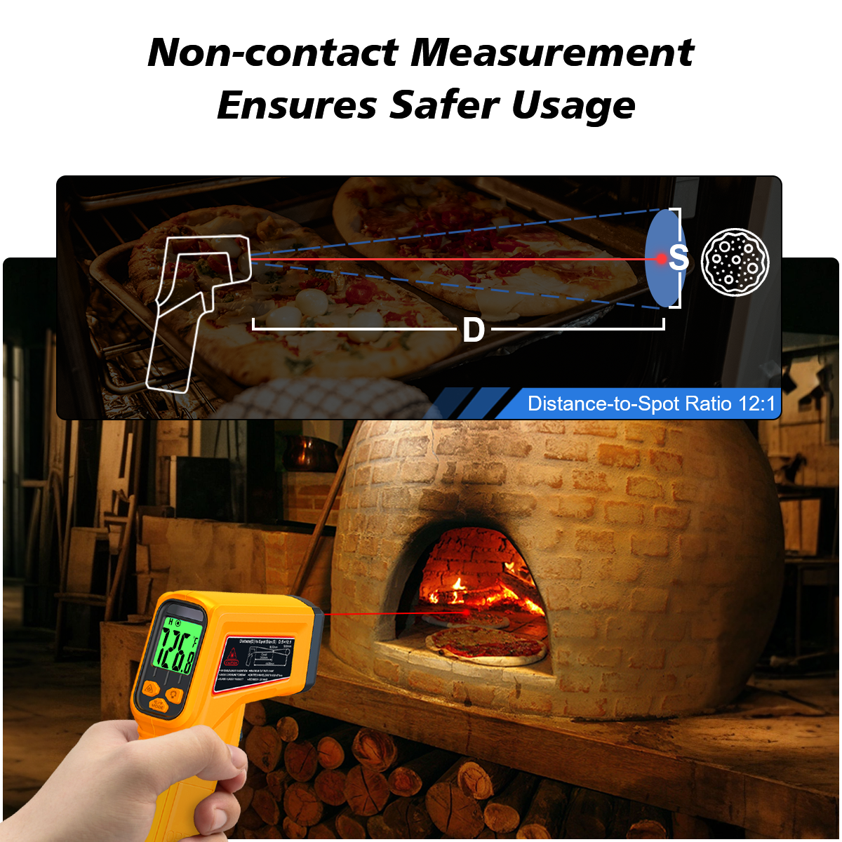 NJTY Infrared Thermometer Lase – Industrial Laser Blaster recenzja i cena