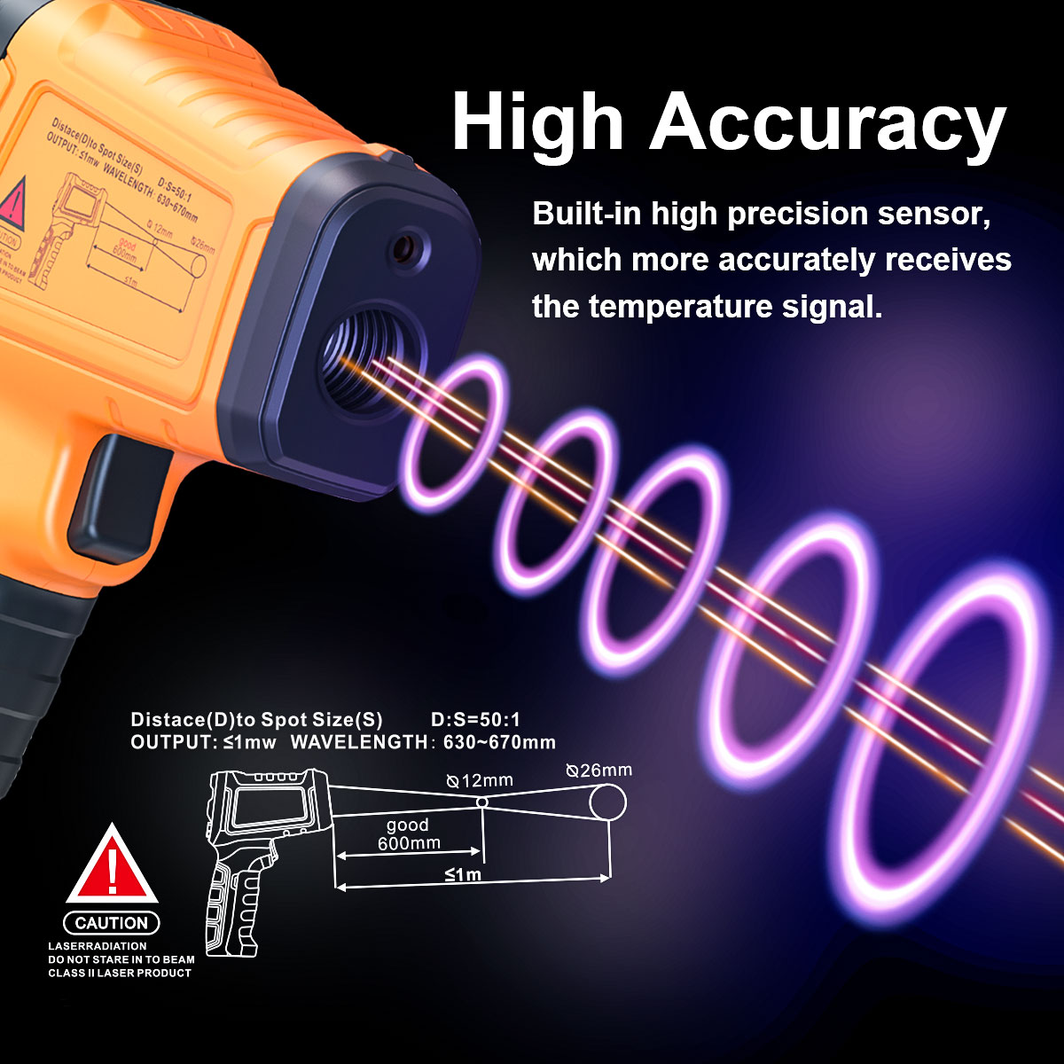 DT1000 DT1600 Infrared Thermom – Industrial Laser Blaster recenzja i cena
