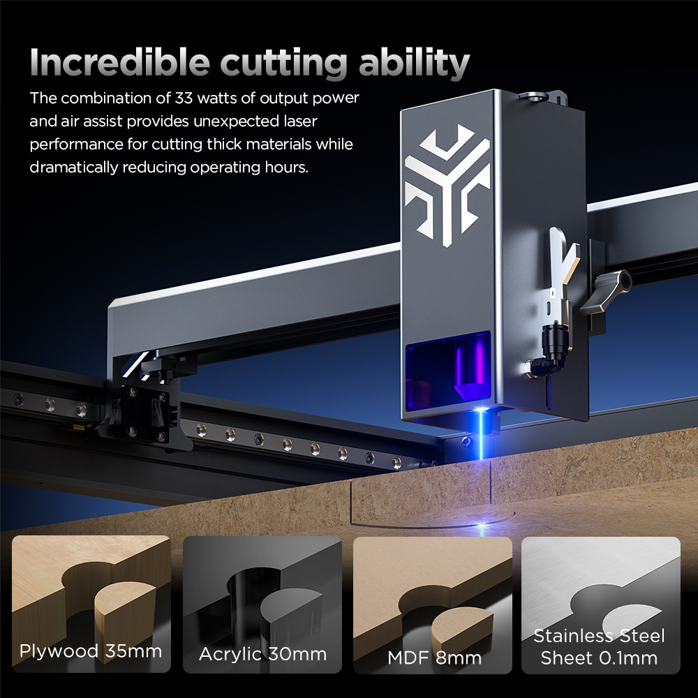 ACMER P2 Laser Engraver 33W 20 – Fiber Laser Cutting Machine recenzja i cena