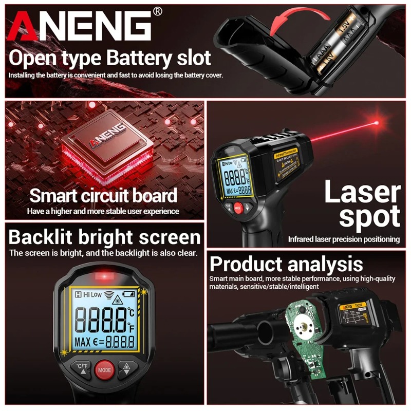 ANENG TH202 Industrial Handhel – Industrial Laser Blaster recenzja i cena