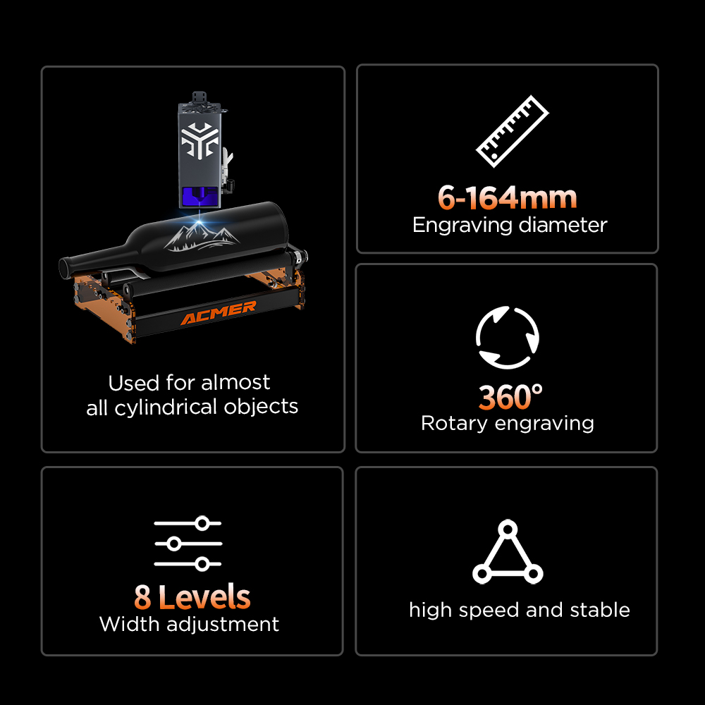 ACMER M3 Laser Rotary Roller 3 – Fiber Laser Cutting Machine recenzja i cena