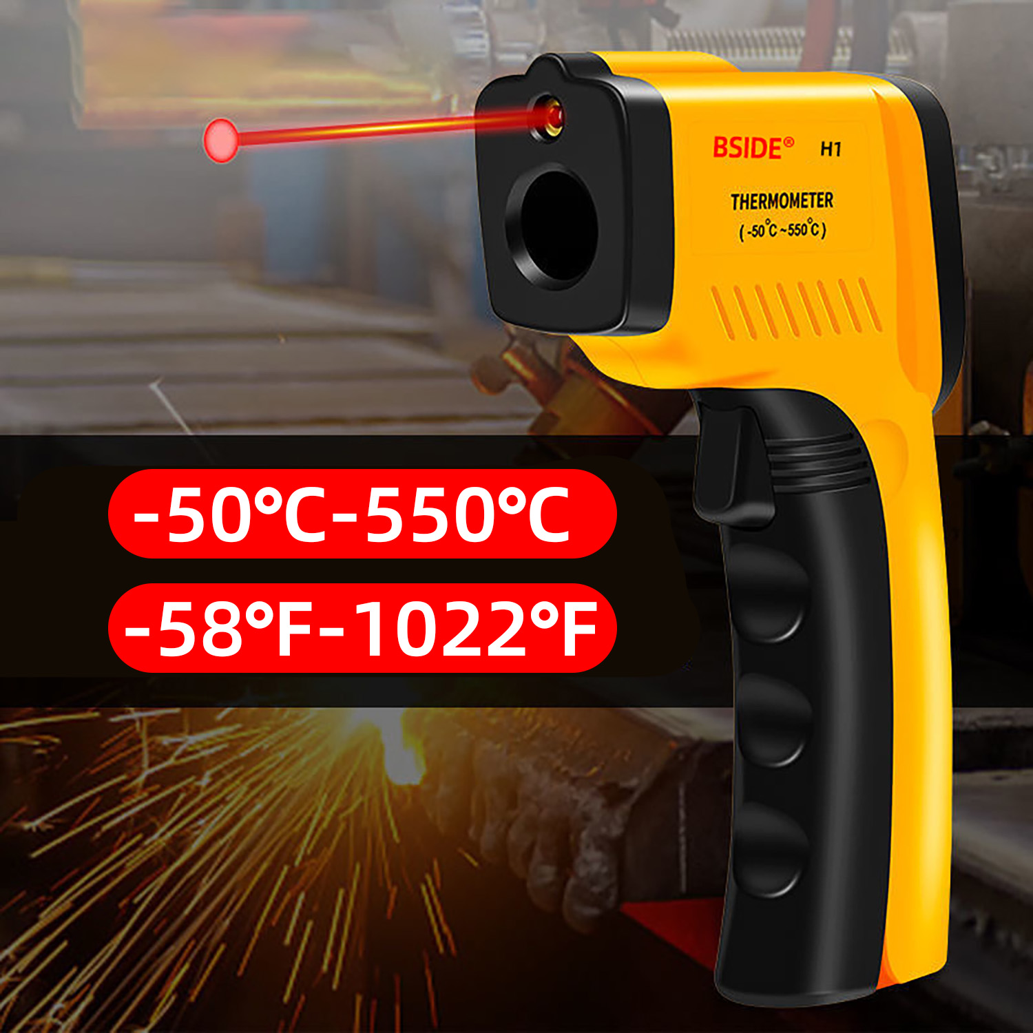 Digital Infrared Thermometer - – Industrial Laser Blaster recenzja i cena