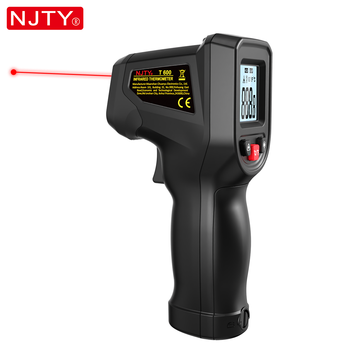 NJTY T600 Infrared Thermometer – Industrial Laser Blaster recenzja i cena